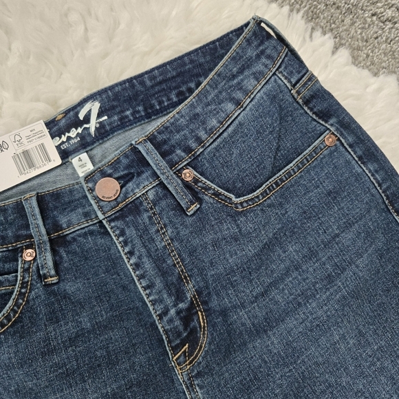 Seven7 Women's Tummyless Skinny Jean. Size 4. New.Tummy smoothing technology - Picture 4 of 11